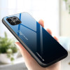 Glass Case Apple iPhone 12 Pro Max Μαύρο / Μπλε