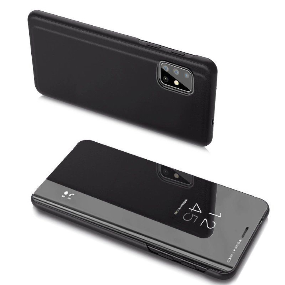 Clear View Cover Samsung Galaxy A20s Μαύρο