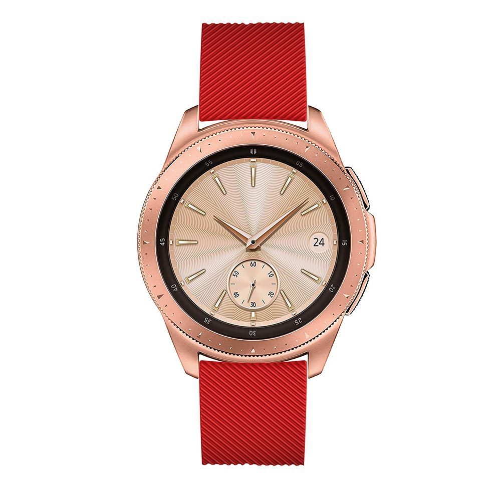Λουράκι Σιλικόνης Smoothband για Galaxy Watch 42mm Κόκκινο