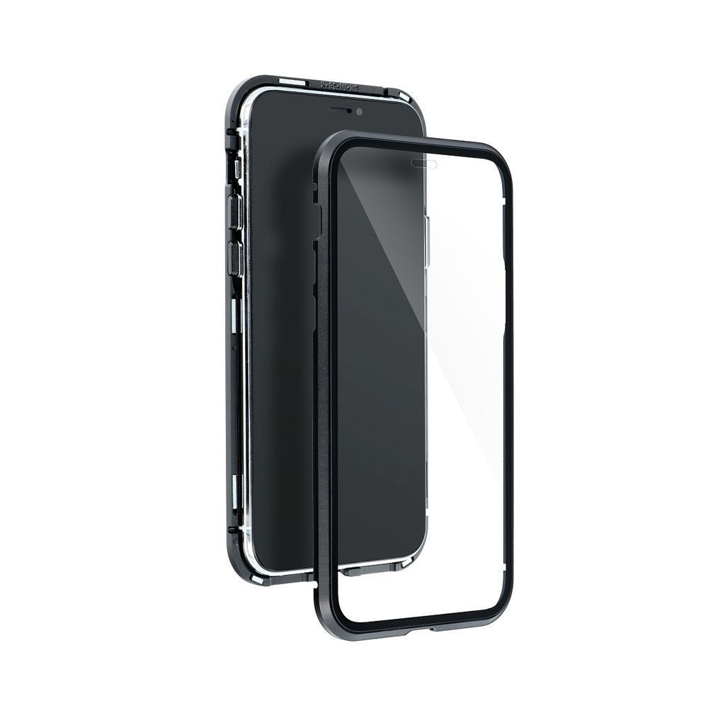 Μαγνητική Θήκη 360° front back Apple iPhone 12 / iPhone 12 Pro Μαύρο