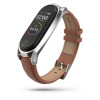 Λουράκι Δερματίνης Herms Mi Smart Band 5/6 Καφέ