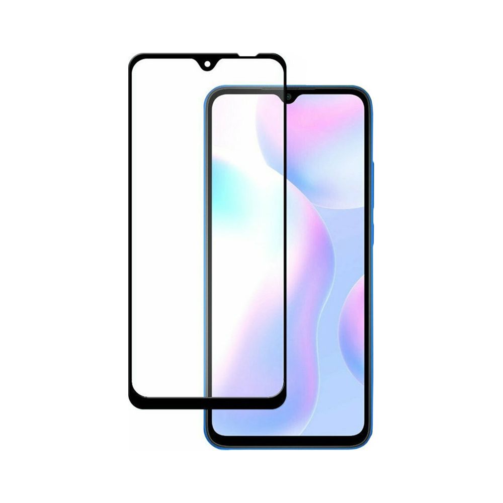5D Full Glue 9H Tempered Glass Xiaomi Redmi 9A / Redmi 9AT Μαύρο