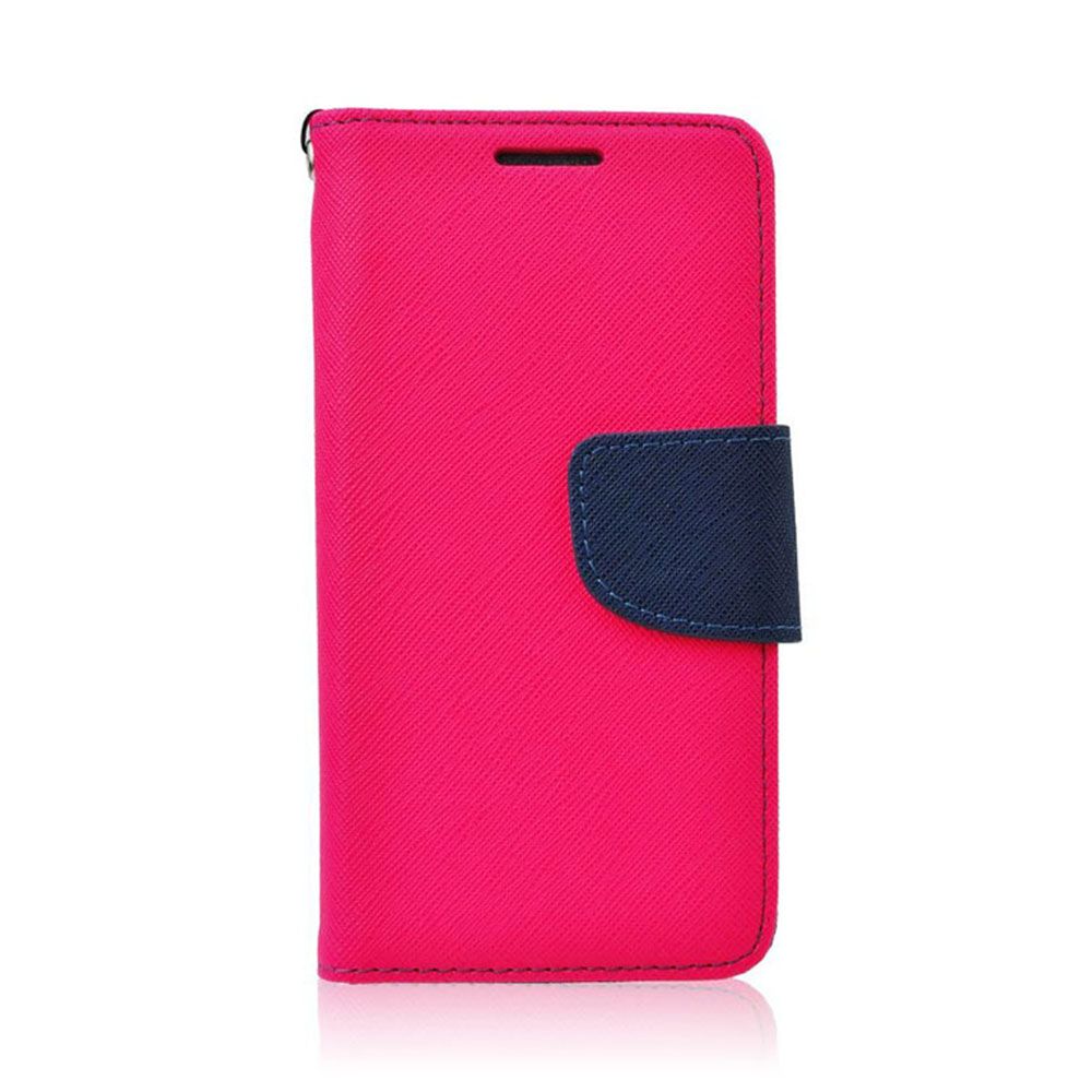 Fancy Book Samsung Galaxy S21 Φούξ/Σκούρο Μπλε