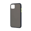 Θήκη Color Button Bumper Apple iPhone 12 mini Μπλε Σκούρο