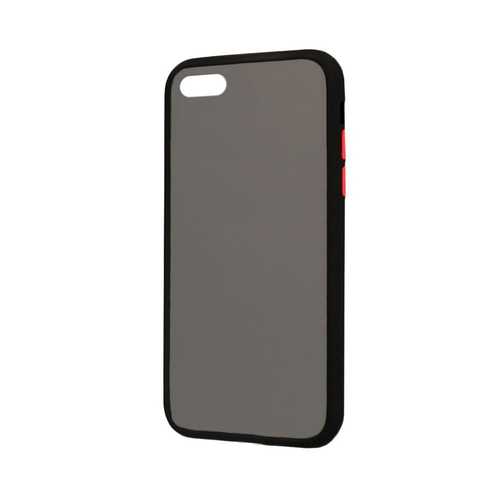 Θήκη Color Button Bumper Apple iPhone 7 / iPhone 8 / iPhone SE 2020 / iPhone SE 2022 Μαύρο