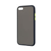 Θήκη Color Button Bumper Apple iPhone 7 / iPhone 8 / iPhone SE 2020 / iPhone SE 2022 Μπλε Σκούρο