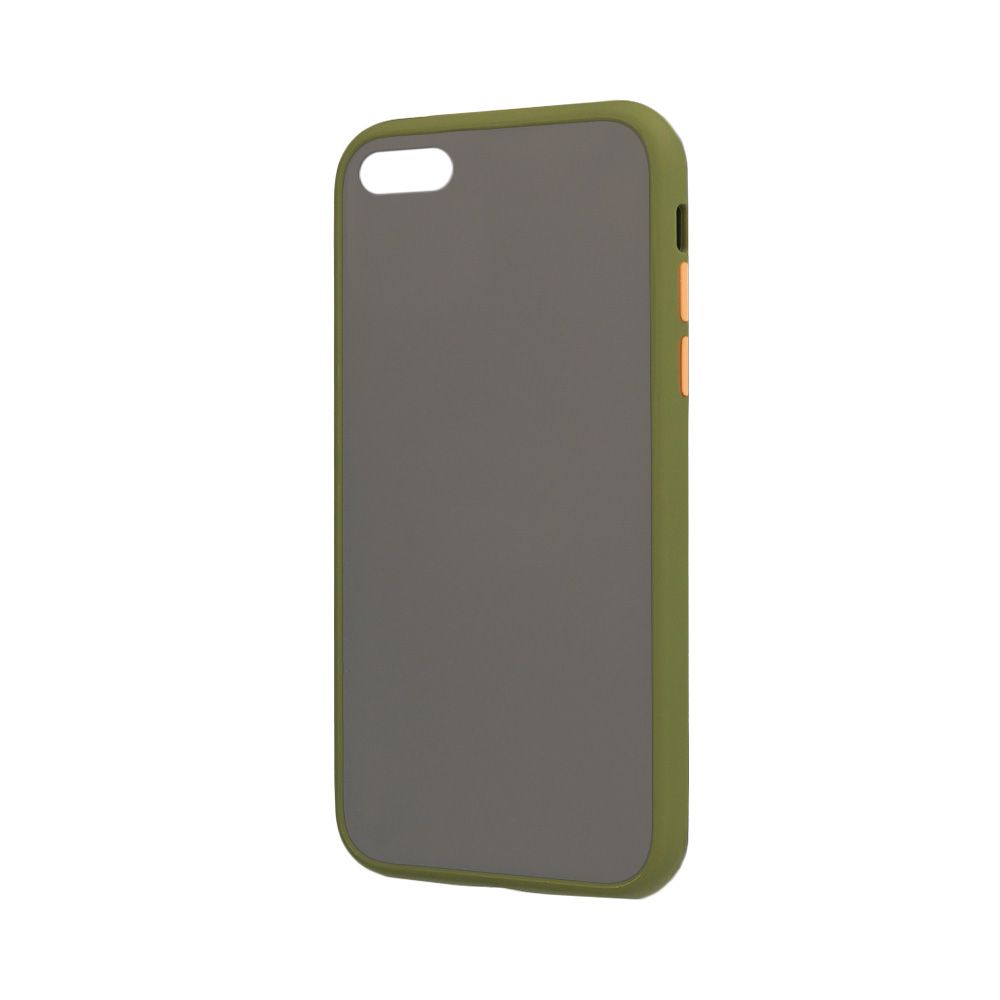 Θήκη Color Button Bumper Apple iPhone 7 / iPhone 8 / iPhone SE 2020 / iPhone SE 2022 Χακί