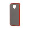 Θήκη Color Button Bumper Xiaomi Redmi Note 9S/9 Pro Κόκκινο