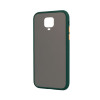 Θήκη Color Button Bumper Xiaomi Redmi Note 9S/9 Pro Πράσινο