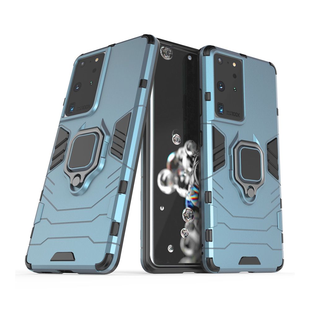 Ring Armor Kickstand magnetic car holder Samsung Galaxy S21 Ultra Μπλέ