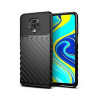 Θήκη Κινητού Thunder Case Flexible Tough Rugged Xiaomi Redmi Note 9S/9 Pro Μαύρο