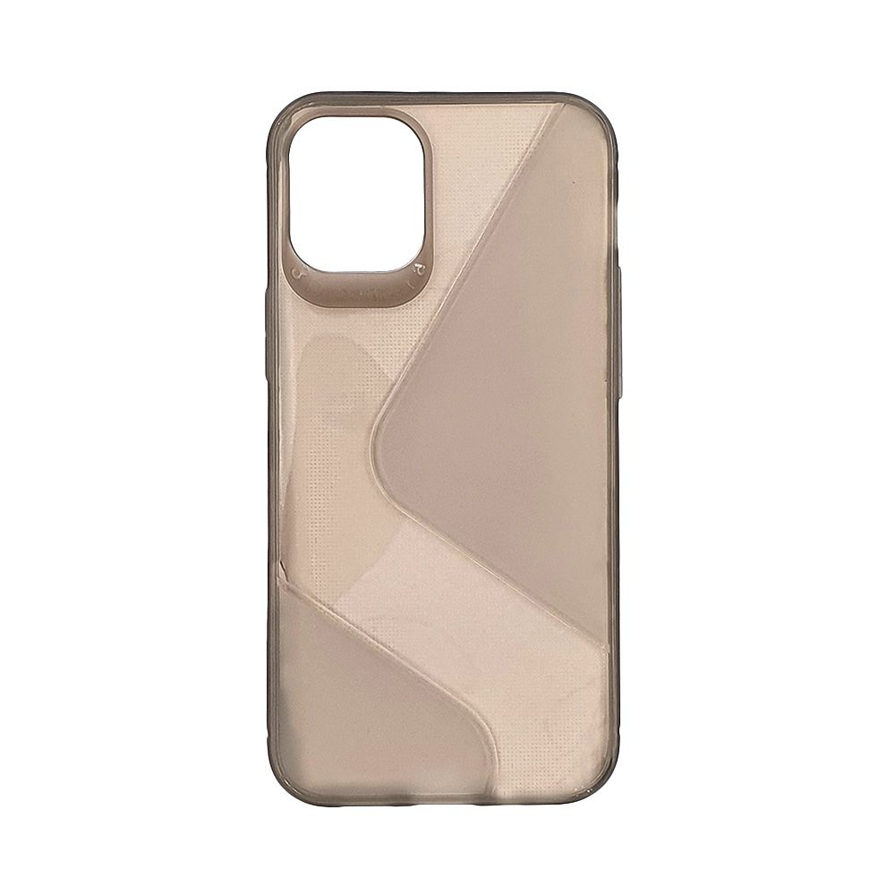 S-Case Flexible Cover Apple iPhone 12 mini Σκούρο Διάφανο