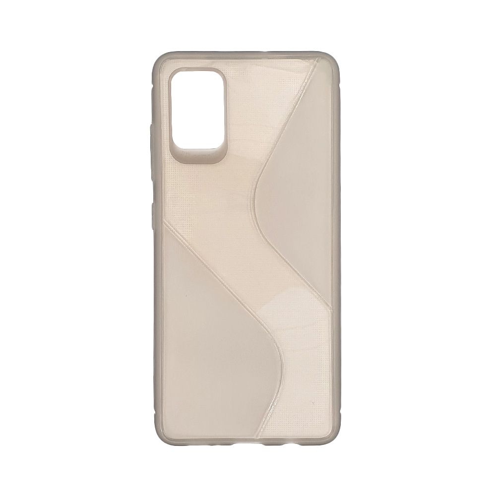 S-Case Flexible Cover Samsung Galaxy A71 Σκούρο Διάφανο