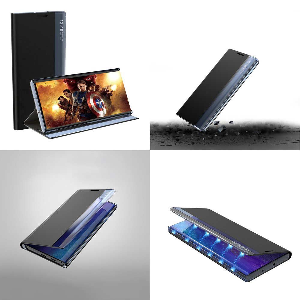 New Sleep Book Case kickstand Samsung Galaxy A72 4G Μαύρο