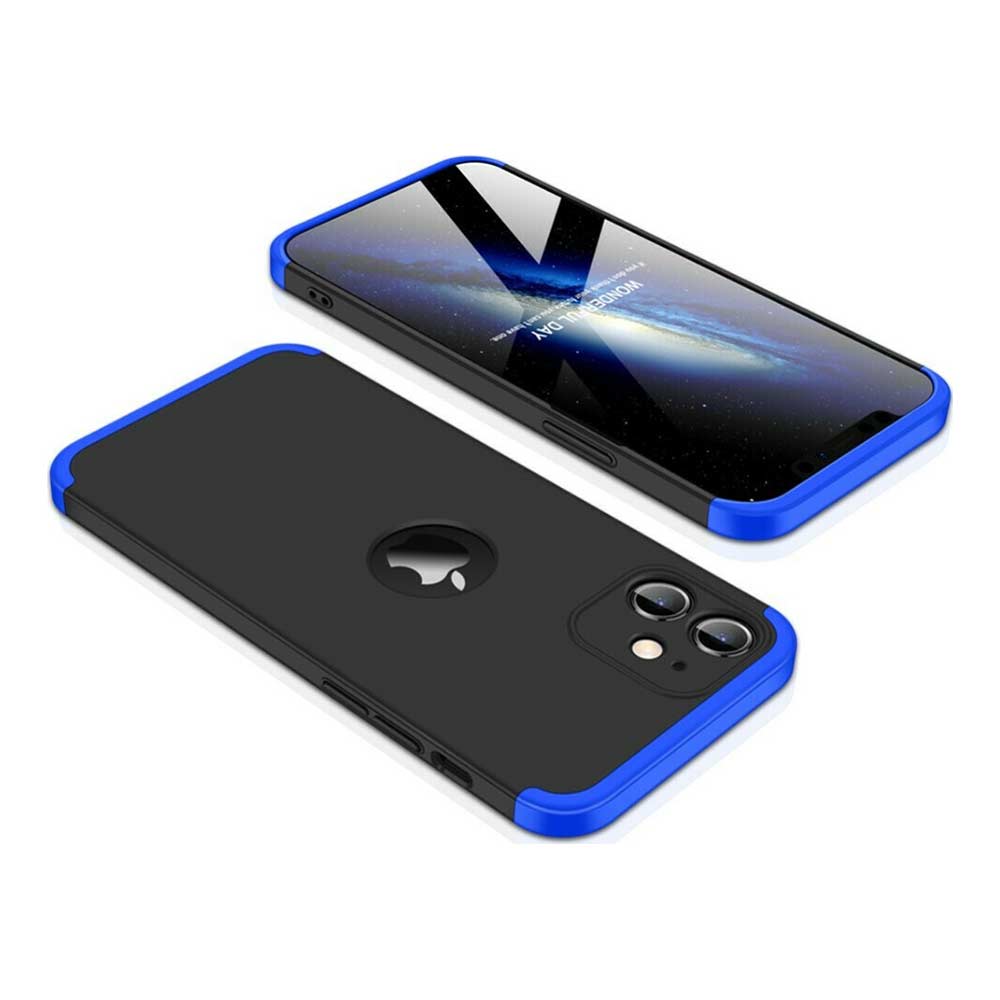 GKK 360 Full Body Protection Apple iPhone 12 Μαύρο/Μπλε