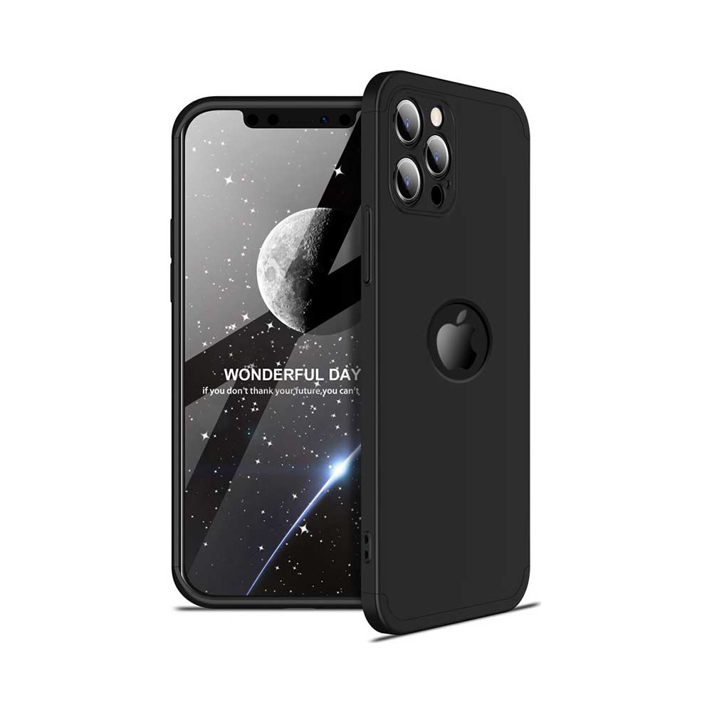GKK 360 Full Body Protection Apple iPhone 12 Pro Max Μαύρο