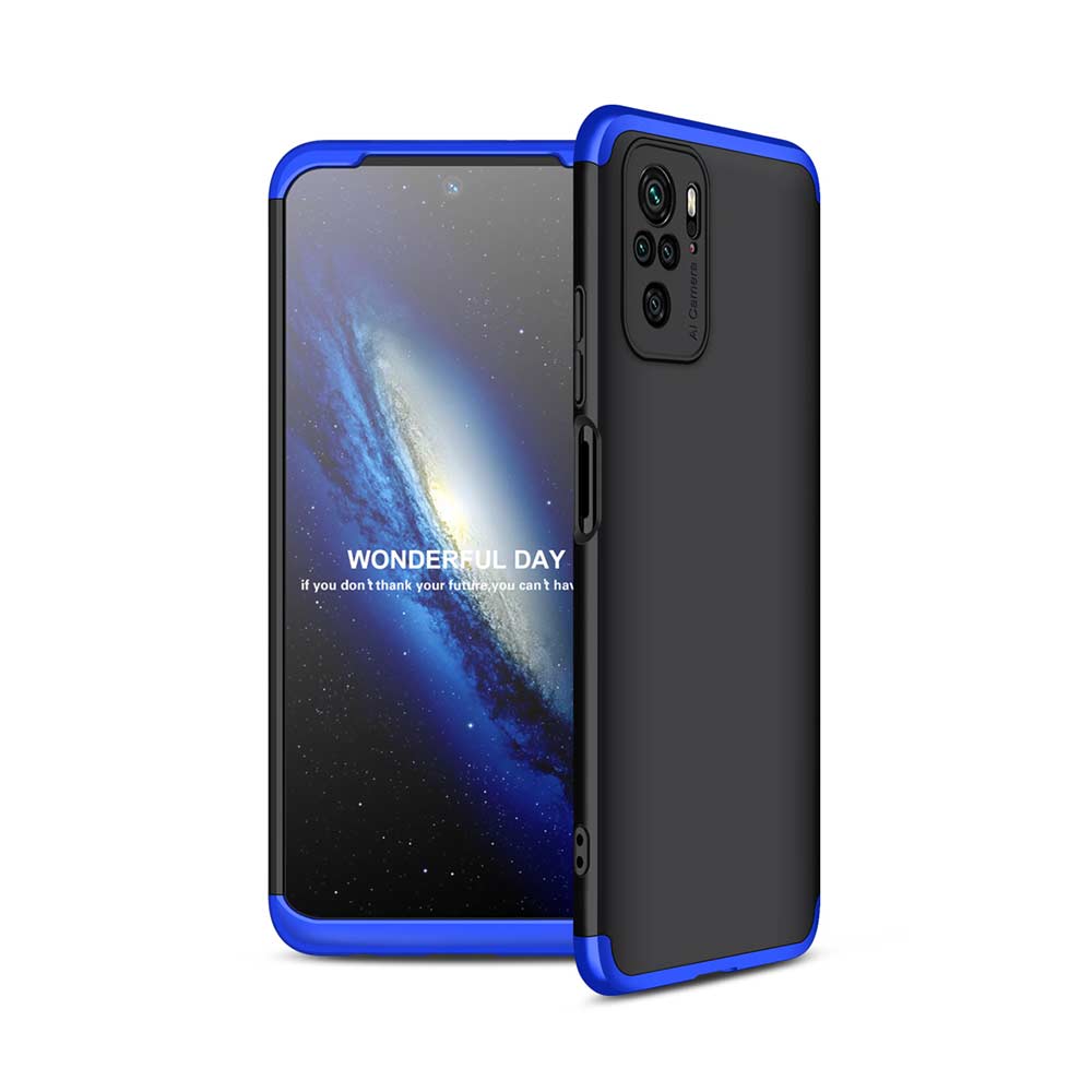 GKK 360 Full Body Protection Xiaomi Redmi Note 10 / Redmi Note 10s / Poco M5s Μαύρο/Μπλε