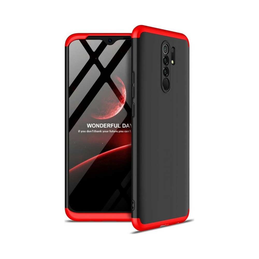 GKK 360 Full Body Protection Xiaomi Redmi 9 Μαύρο/Κόκκινο