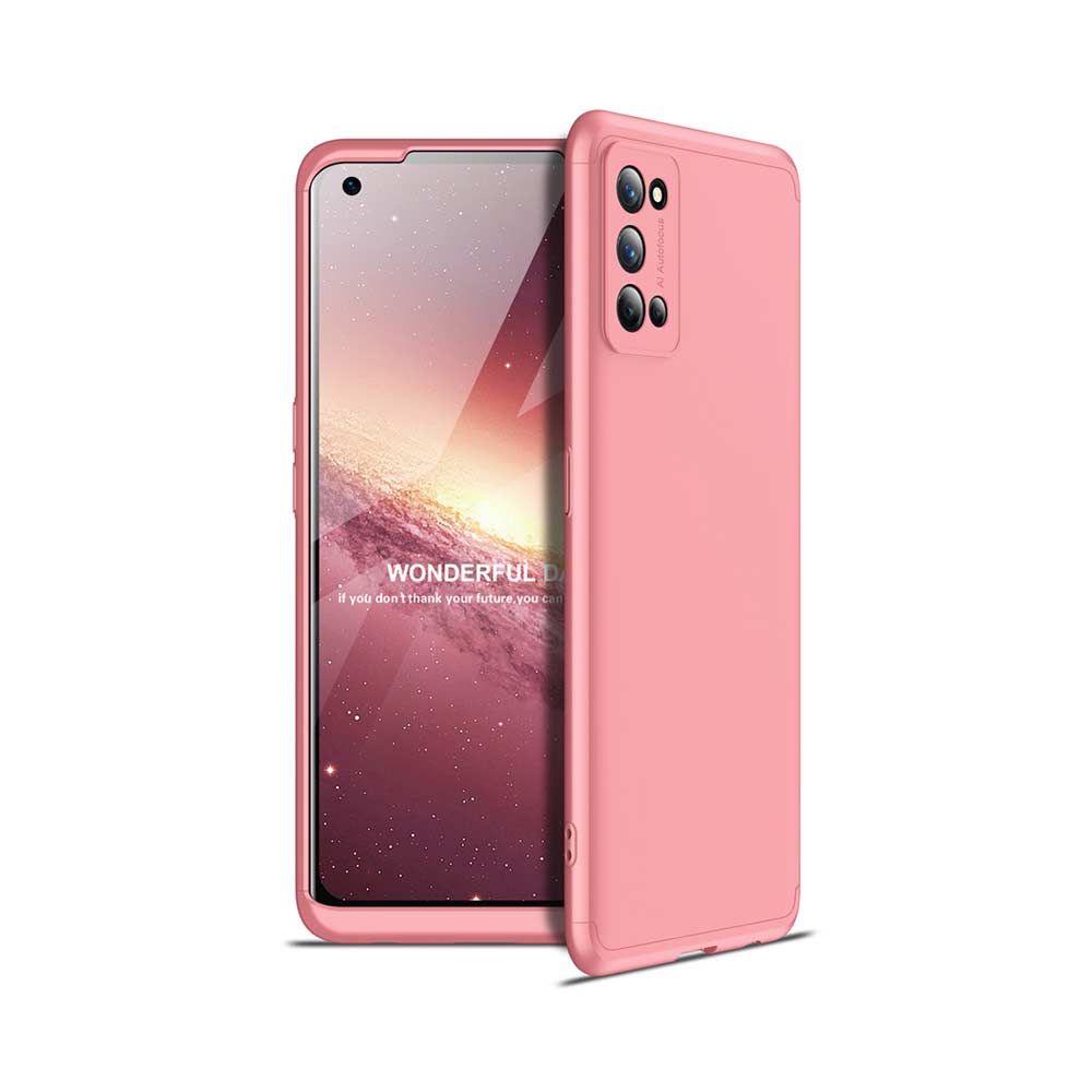 GKK 360 Full Body Protection Realme 7 Pro Ροζ Χρυσό