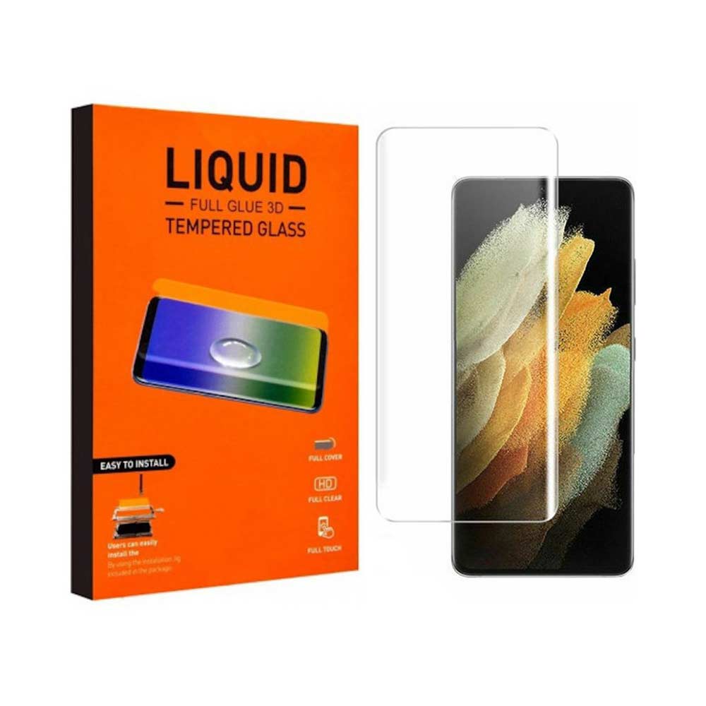 T-MAX UV Glass Samsung (Χωρίς Λάμπα UV) Galaxy S21 Ultra Διάφανο