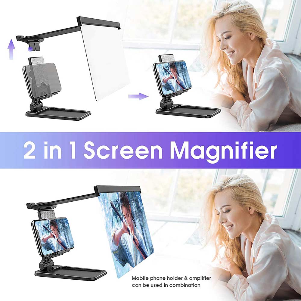Μεγεθυντής Οθόνης Κινητού 12" L20 Screen magnifier Μαύρο