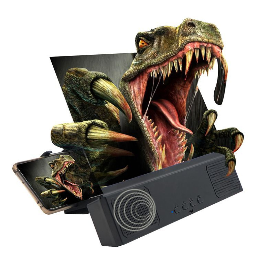 Μεγεθυντής Οθόνης Κινητού με Bluetooth Ηχείο 12" L2 Screen magnifier Μαύρο