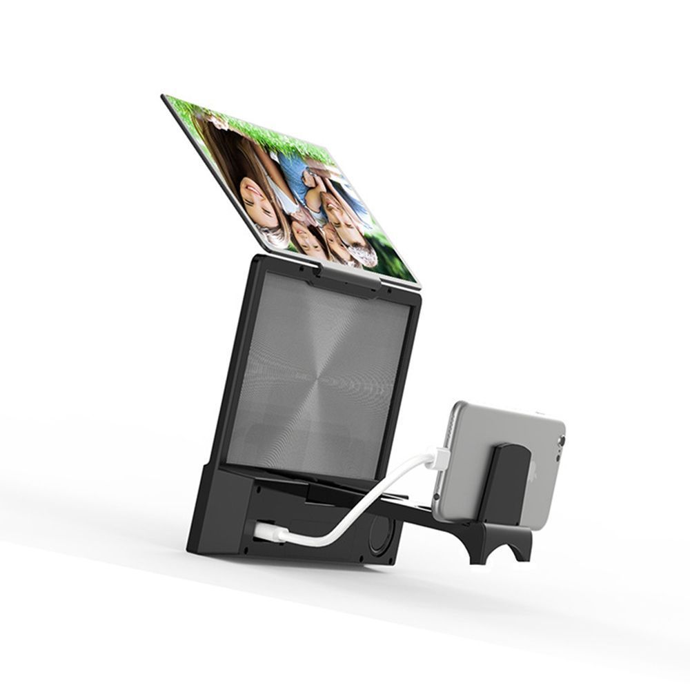 Μεγεθυντής Οθόνης Κινητού με Bluetooth Ηχείο 8" L8 Screen magnifier Μαύρο