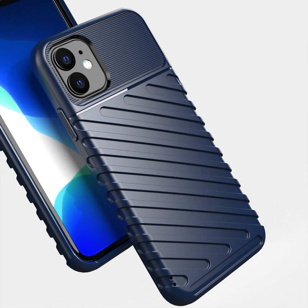 Θήκη Κινητού Thunder Case Flexible Tough Rugged Apple iPhone 11 Μπλέ