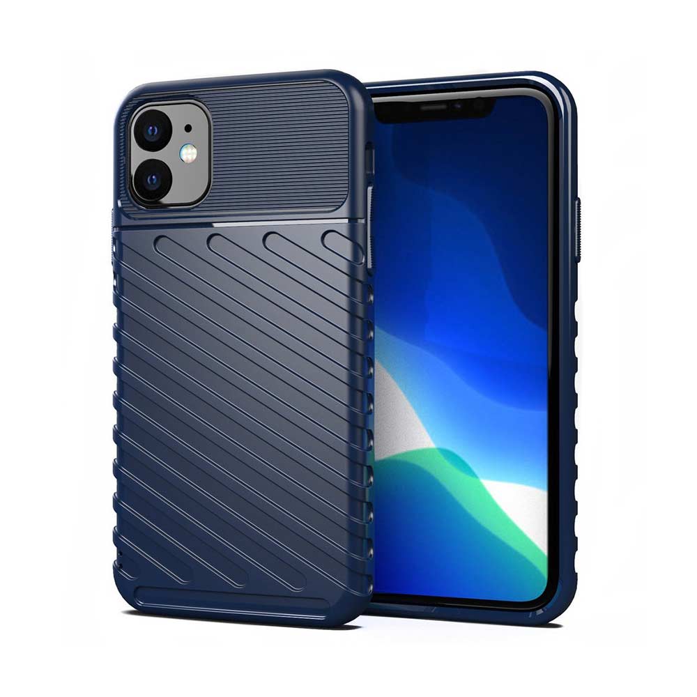 Θήκη Κινητού Thunder Case Flexible Tough Rugged Apple iPhone 11 Μπλέ