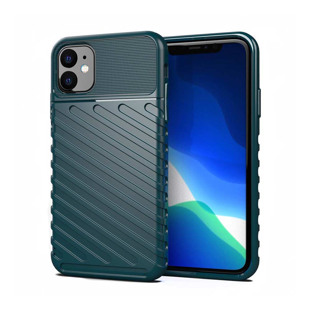 Θήκη Κινητού Thunder Case Flexible Tough Rugged Apple iPhone 11 Πράσινο