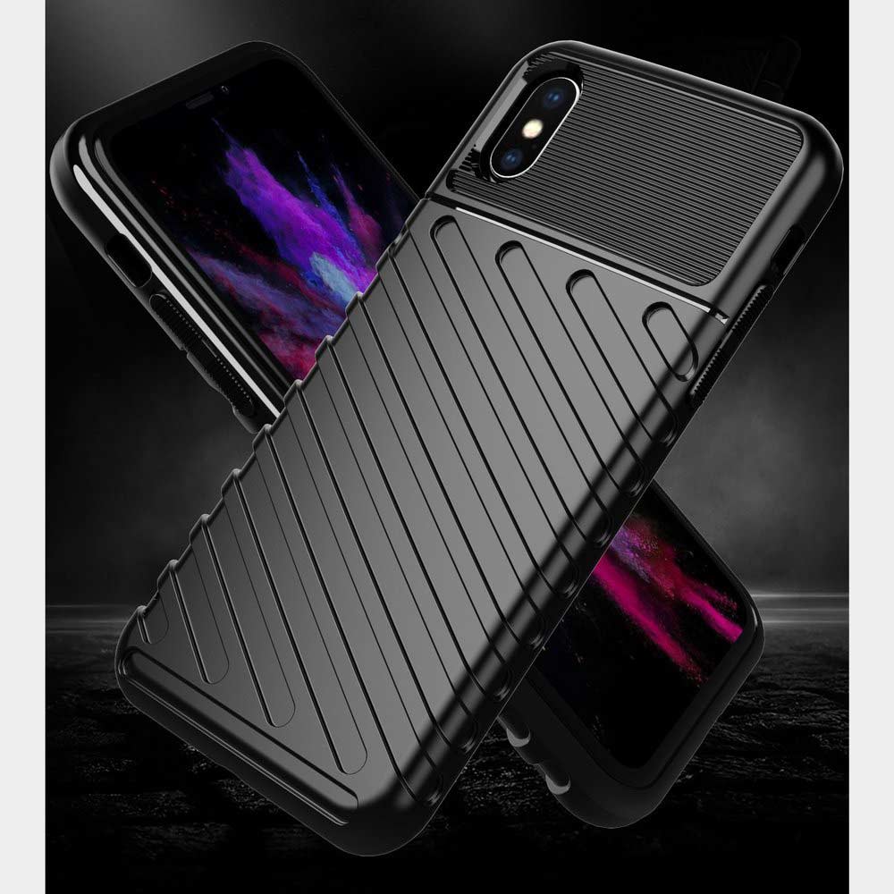 Θήκη Κινητού Thunder Case Flexible Tough Rugged Apple iPhone X / iPhone XS Μαύρο