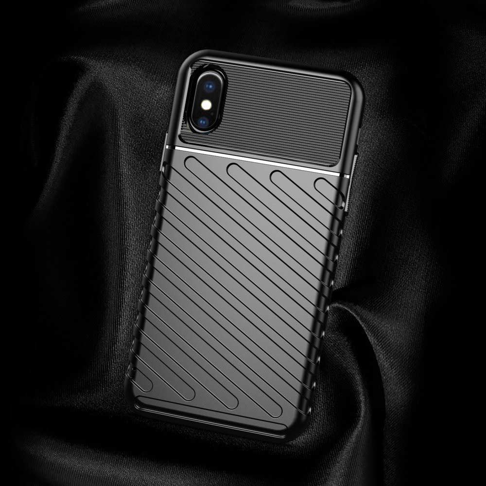 Θήκη Κινητού Thunder Case Flexible Tough Rugged Apple iPhone X / iPhone XS Μαύρο