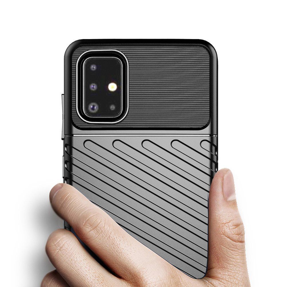 Θήκη Κινητού Thunder Case Flexible Tough Rugged Samsung Galaxy A21s Μαύρο