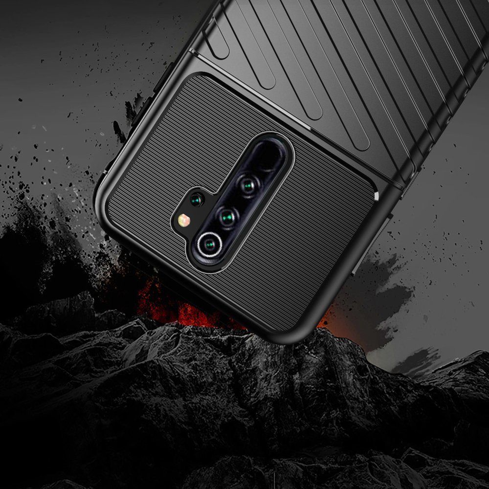 Θήκη Κινητού Thunder Case Flexible Tough Rugged Xiaomi Redmi Note 8 Pro Μαύρο