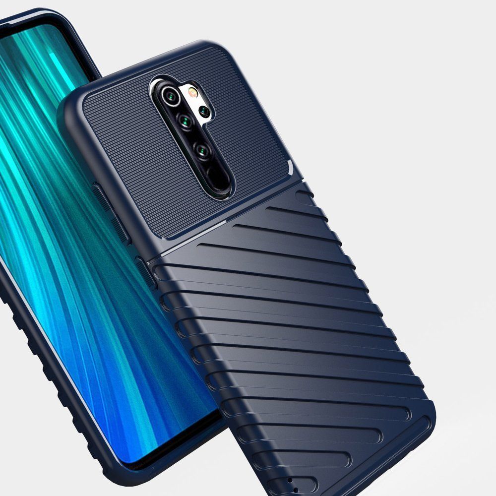 Θήκη Κινητού Thunder Case Flexible Tough Rugged Xiaomi Redmi Note 8 Pro Μπλέ