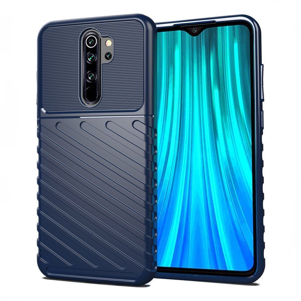 Θήκη Κινητού Thunder Case Flexible Tough Rugged Xiaomi Redmi Note 8 Pro Μπλέ