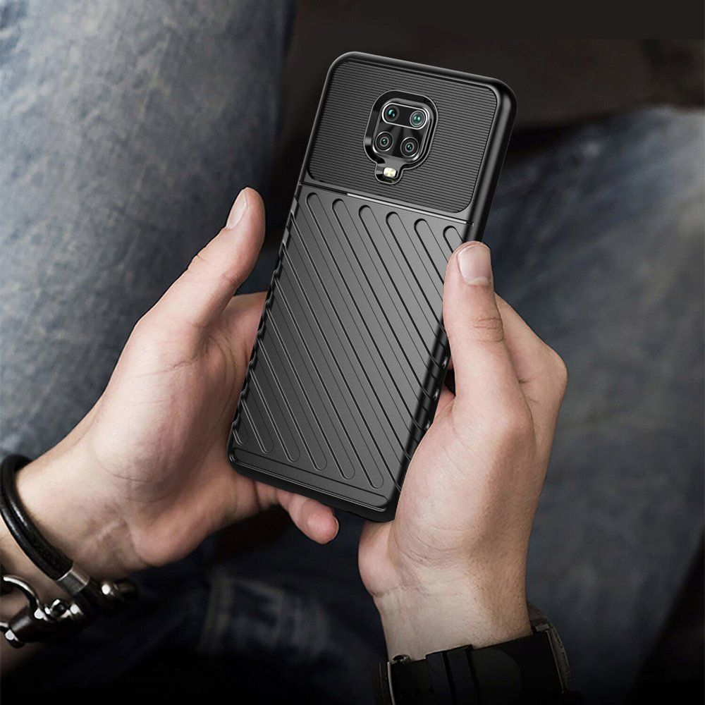 Θήκη Κινητού Thunder Case Flexible Tough Rugged Xiaomi Redmi 9C Μαύρο