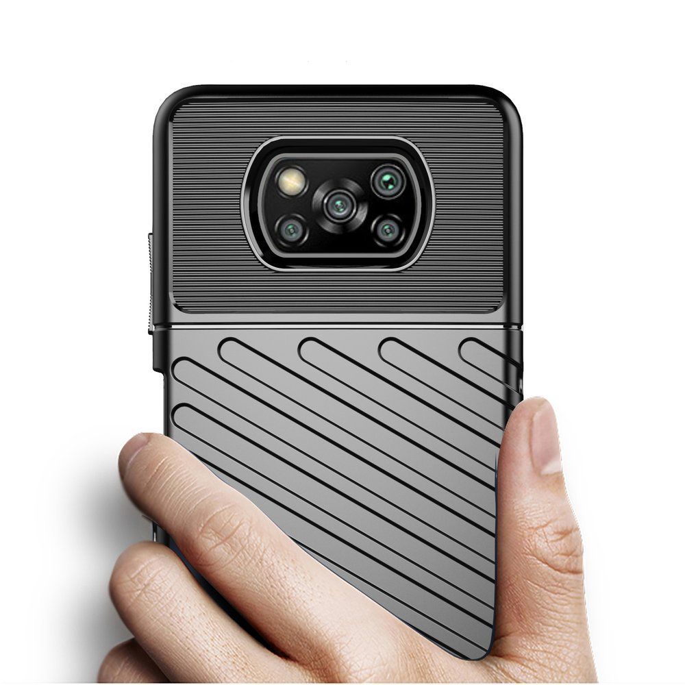 Θήκη Κινητού Thunder Case Flexible Tough Rugged Xiaomi Poco X3 NFC / Poco X3 Pro Μαύρο