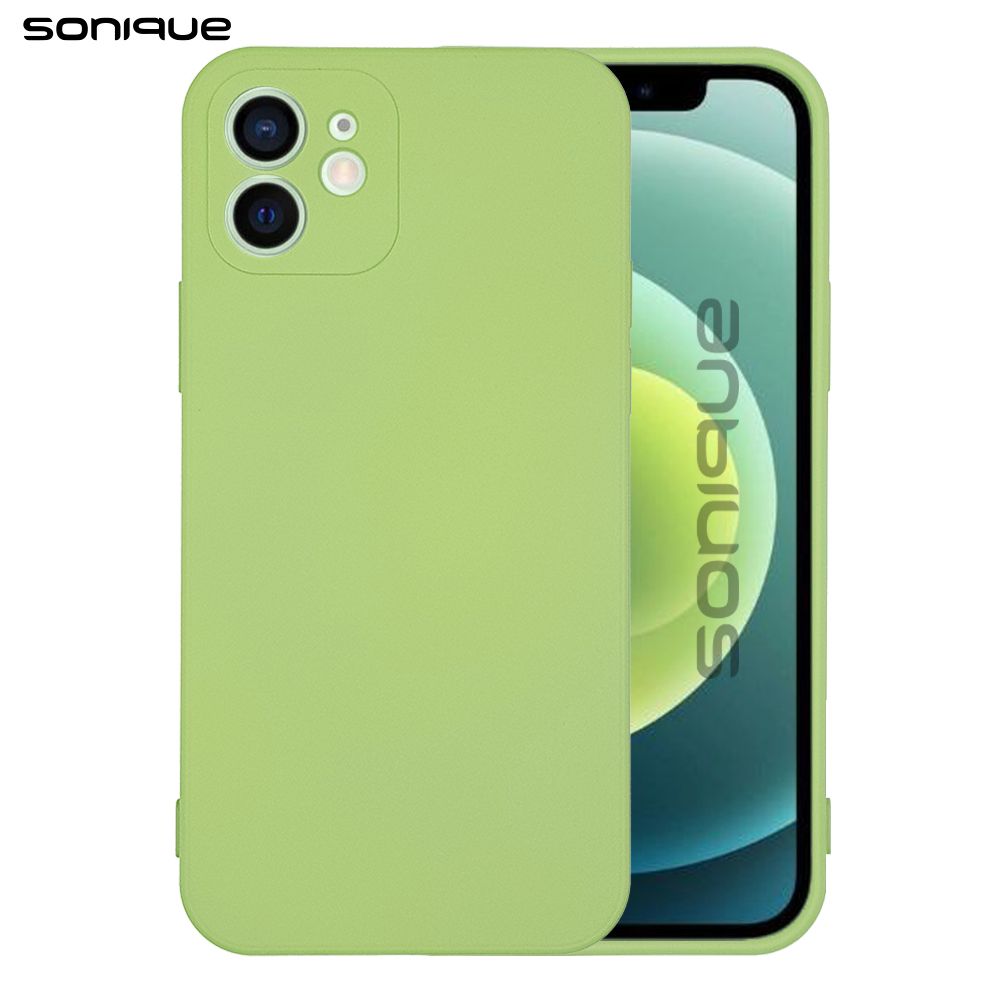 Θήκη Σιλικόνης My Colors Sonique Apple iPhone 12 Πράσινο Ανοιχτό