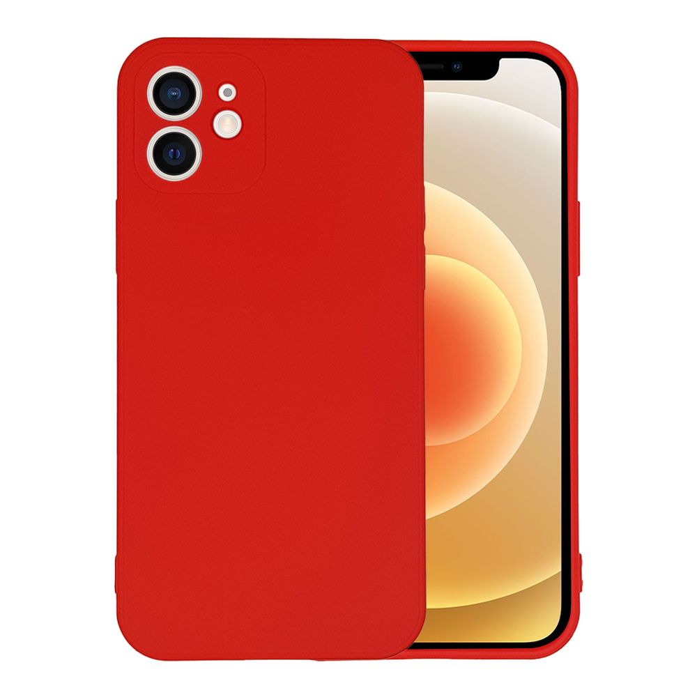 Θήκη Σιλικόνης My Colors Sonique Apple iPhone 12 Κόκκινο