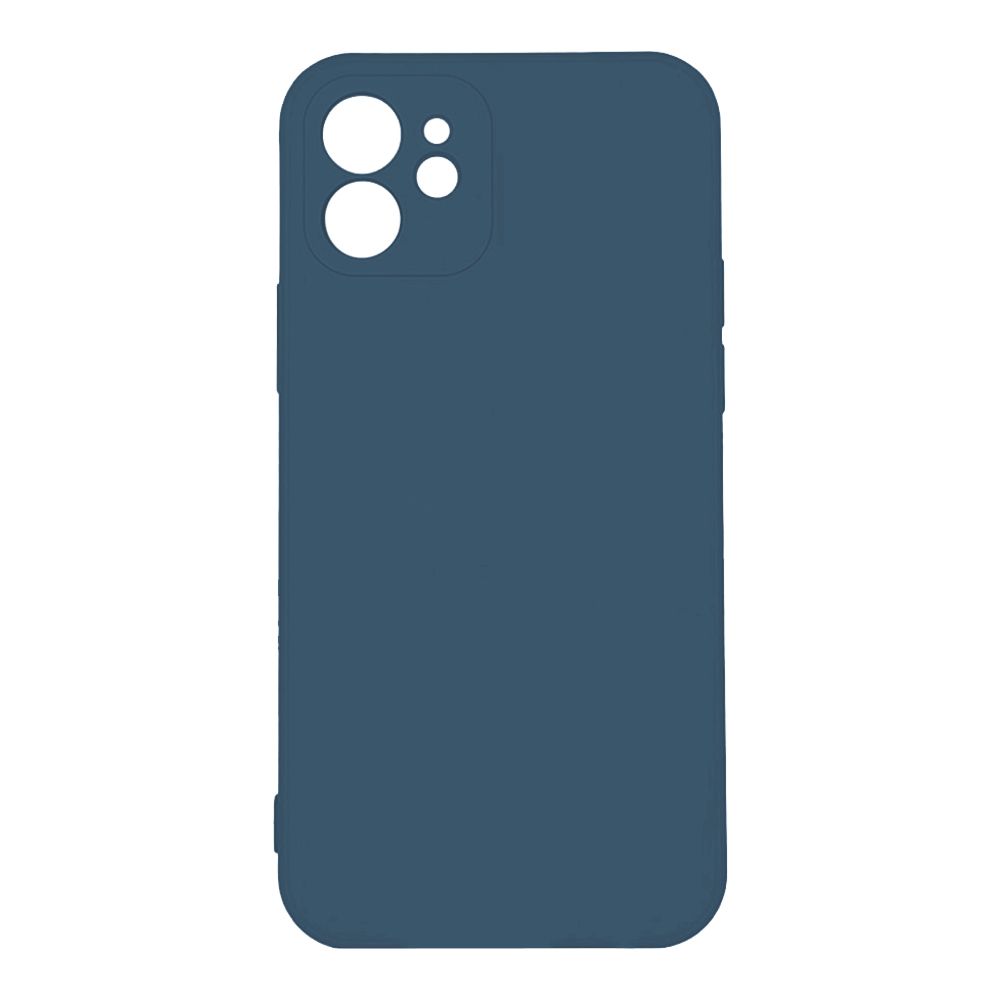 Θήκη Σιλικόνης My Colors Sonique Apple iPhone 12 Μπλε Σκούρο