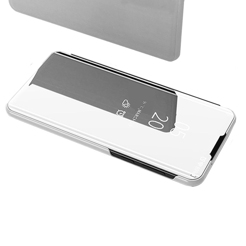 Clear View Cover Samsung Galaxy A32 4G Ασημί