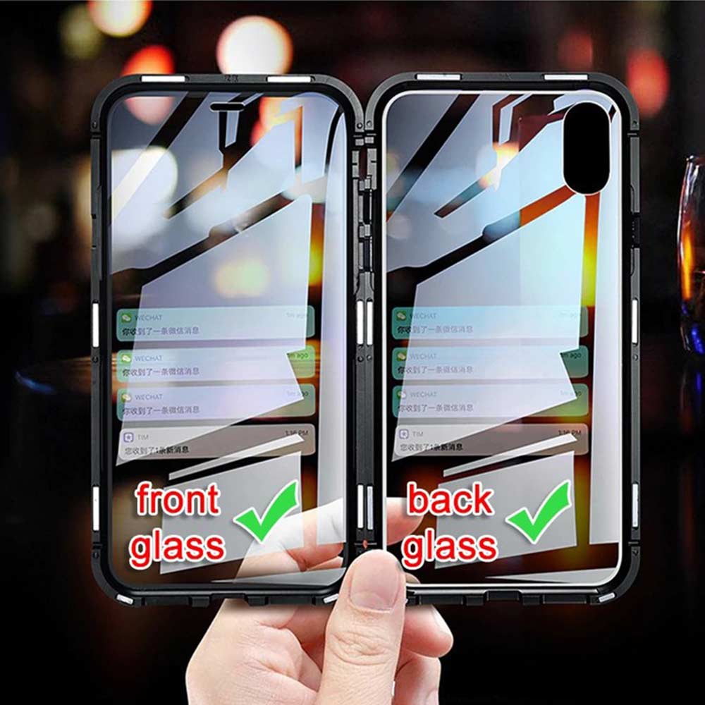 Μαγνητική Θήκη 360° front back Xiaomi Redmi Note 10 / Redmi Note 10s / Poco M5s Μαύρο