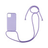 Θήκη Σιλικόνης με Κορδόνι CarryHang Sonique Apple iPhone 11 Λιλά