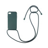 Θήκη Σιλικόνης με Κορδόνι CarryHang Sonique Apple iPhone 7 / iPhone 8 / iPhone SE 2020 / iPhone SE 2022 Πράσινο Σκούρο