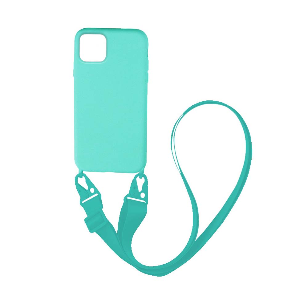 Θήκη Σιλικόνης με Strap CarryHang Sonique Apple iPhone 12 mini Γαλάζιο
