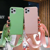 Θήκη Σιλικόνης με Strap CarryHang Sonique Apple iPhone XR Πράσινο Ανοιχτό