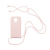 Θήκη Σιλικόνης με Κορδόνι CarryHang Sonique Xiaomi Redmi Note 9S/9 Pro Ροζ