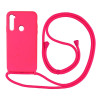 Θήκη Σιλικόνης με Κορδόνι CarryHang Sonique Xiaomi Redmi Note 8T Φούξια