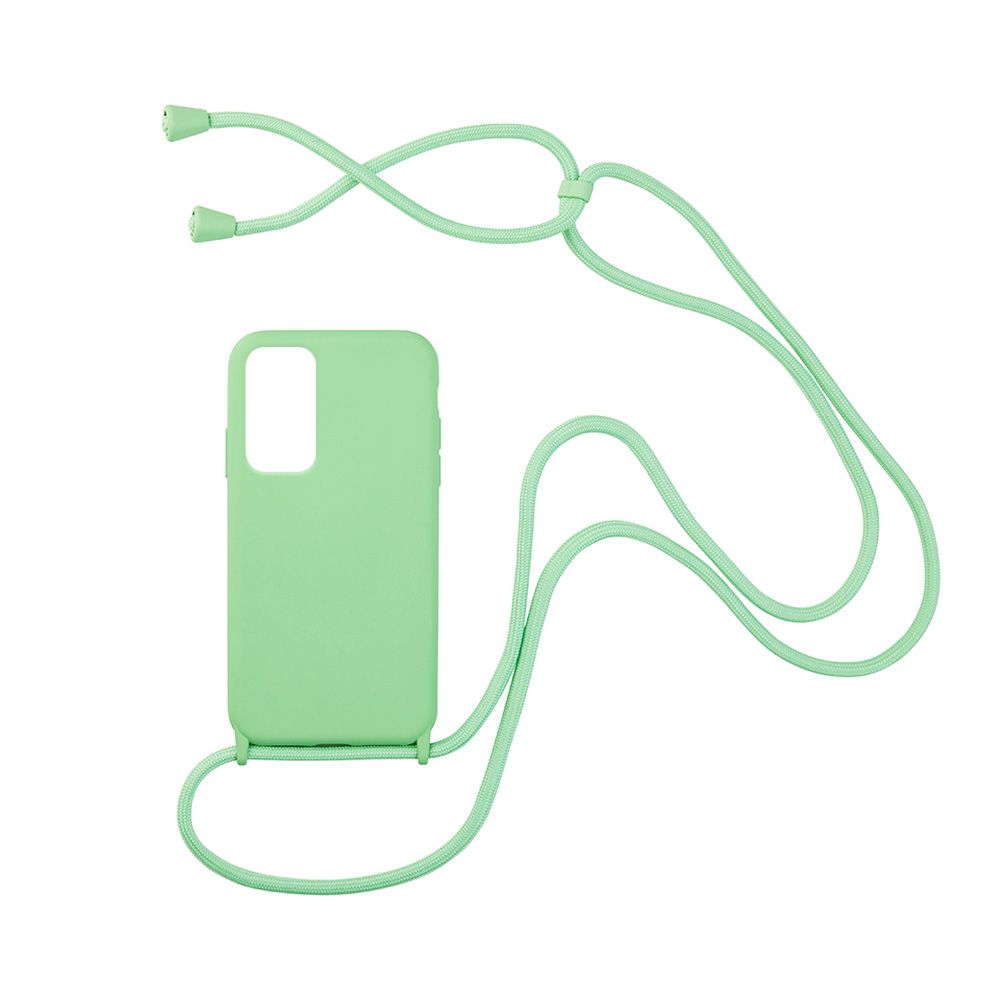Θήκη Σιλικόνης με Κορδόνι CarryHang Sonique Xiaomi Redmi Note 10 Pro Πράσινο Ανοιχτό